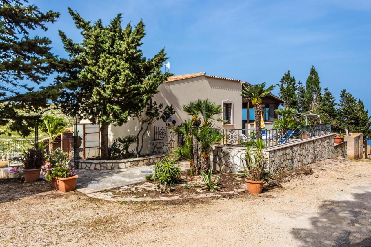 Villa Verde Con Vista Sul Mare San Vito Lo Capo Exterior foto